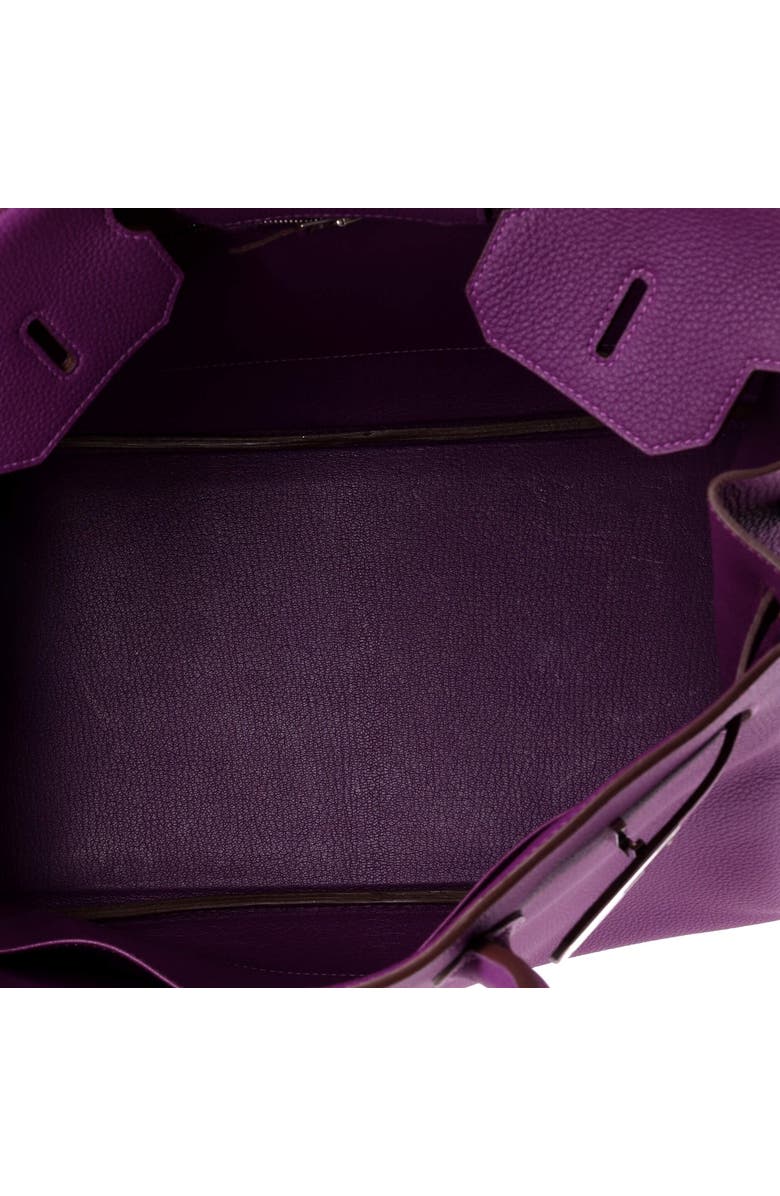 Pre-Owned Hermes Birkin Handbag Purple Togo with Palladium Hardware 35, Alternate, color, Anemone