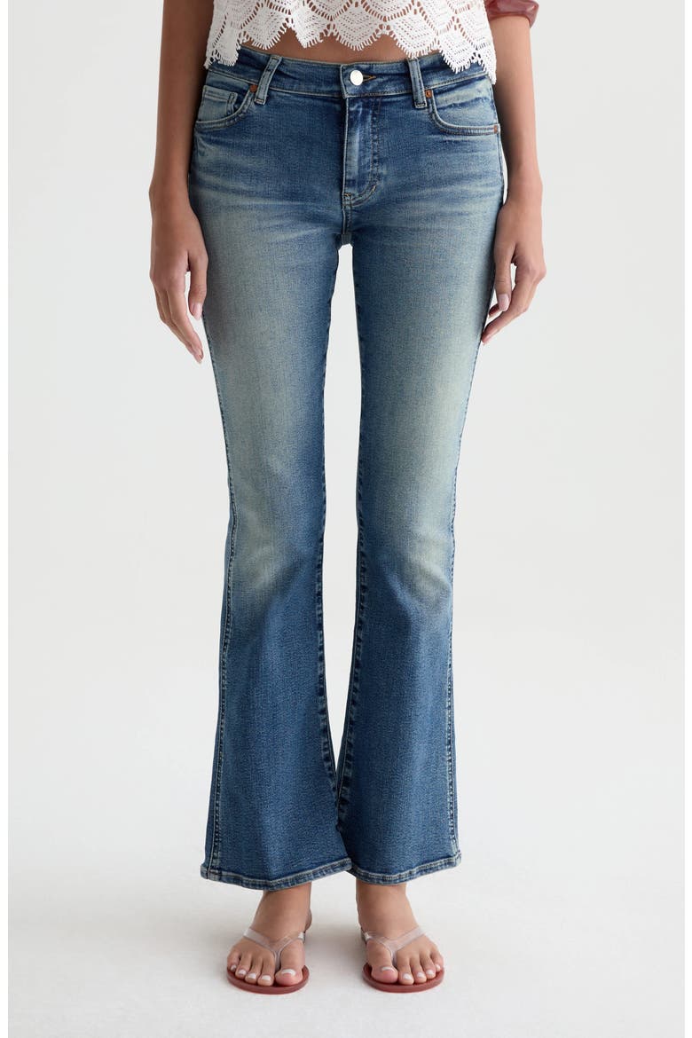 Angel Low Rise Bootcut Jeans, Main, color, 15 YEARS BOUQUET