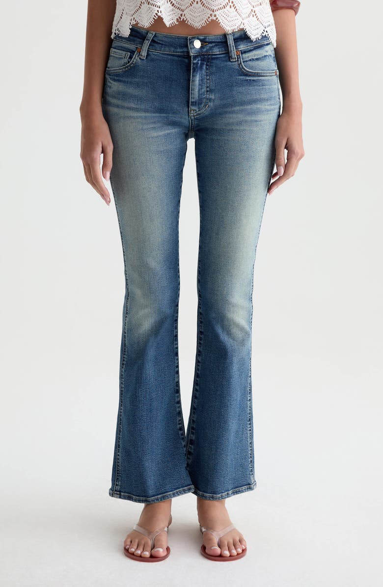 AG Angel Low Rise Bootcut Jeans, Main, color, 15 Years Bouquet