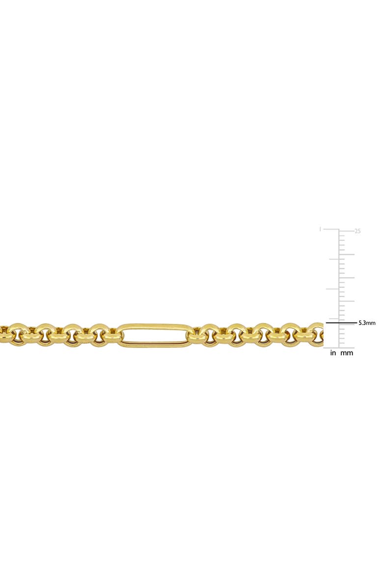Julianna B. Rolo Link Station Bracelet 14k, Alternate, color,