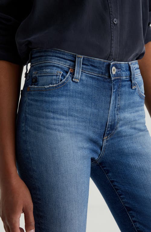 Shop Ag Mari Mid Rise Ankle Slim Straight Leg Jeans In Oceanside