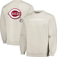 PLEASURES Men's PLEASURES Gray Cincinnati Reds Ballpark Pullover Sweatshirt