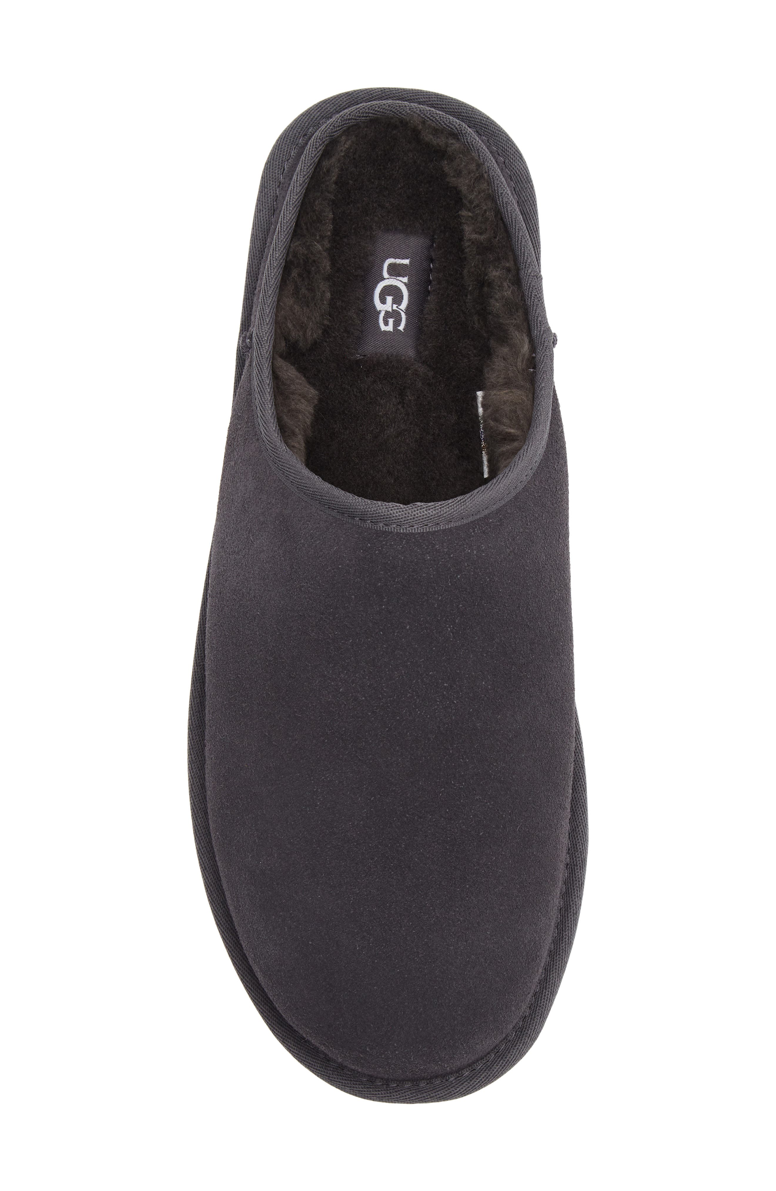 Classic Slip-On Slipper, Alternate, color, DARK GREY