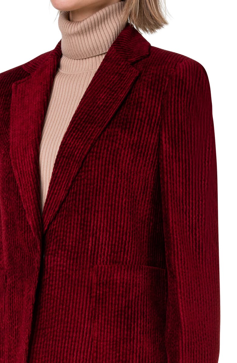 Akris punto Corduroy Blazer, Alternate, color,