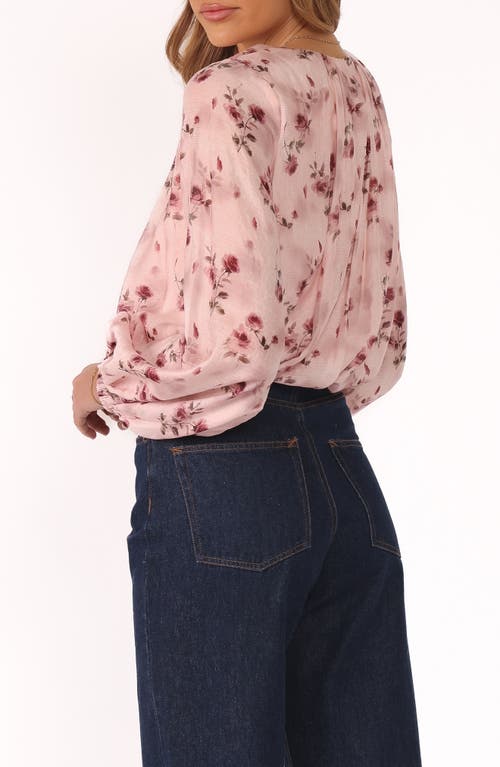 Petal And Pup Petal & Pup Dallas Print Top In Pink