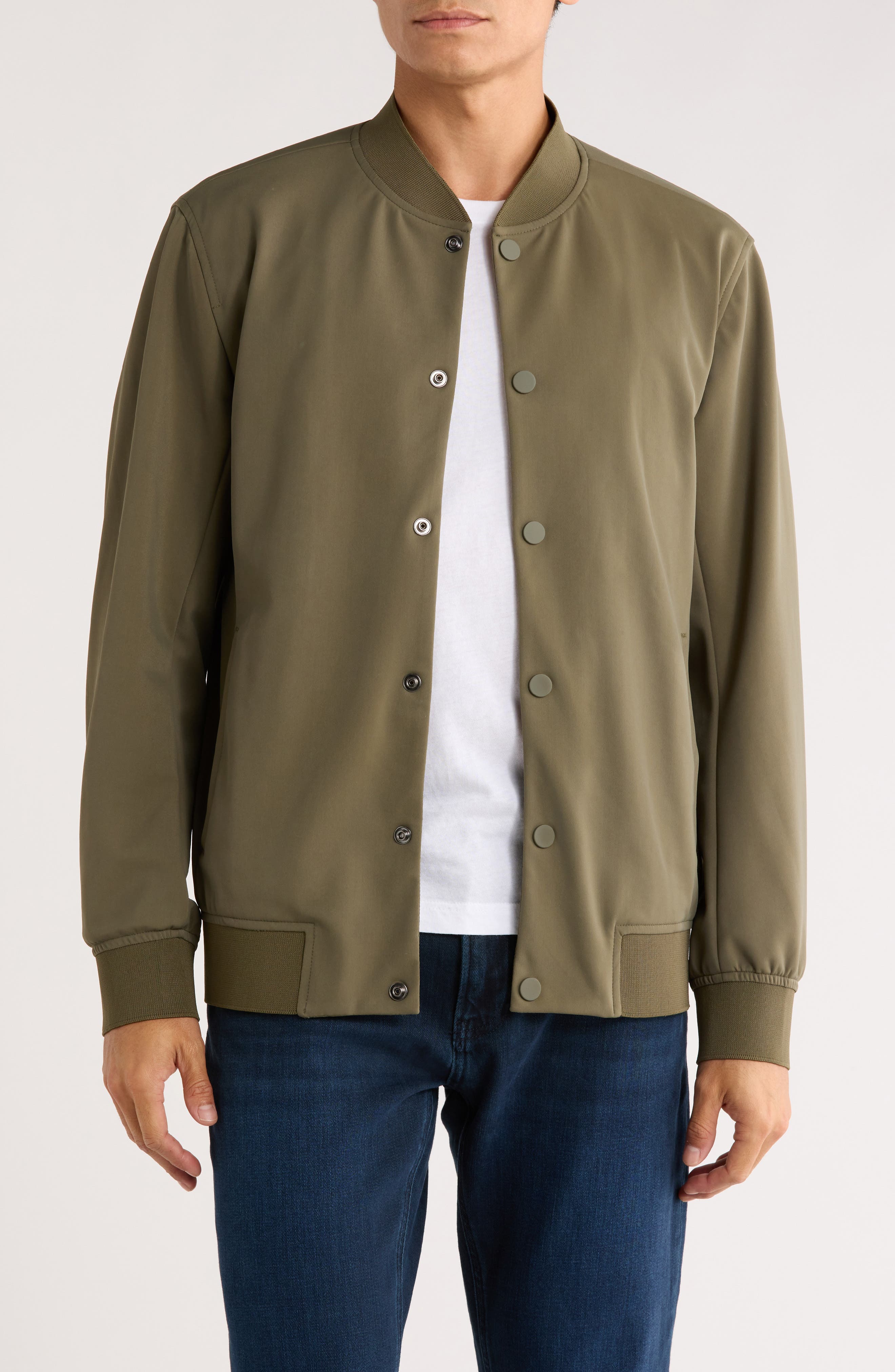 TRUTH Snap Button Bomber Jacket