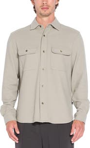 Civil Society Blythe Cotton Blend Button-Up Shirt