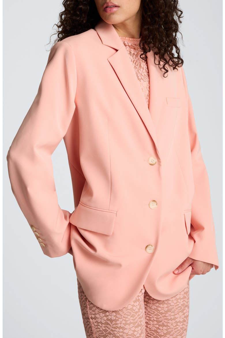 Boyfriend Blazer, Alternate, color, SOFT PEACH