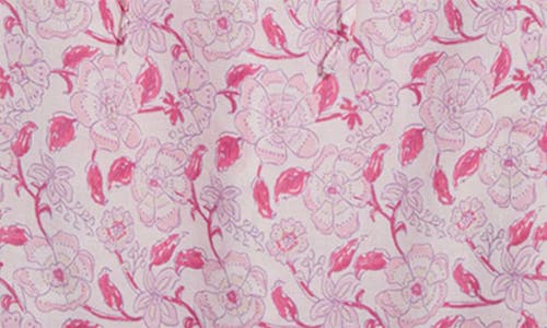 Vineyard Vines Print Ruffle Sleeve Top In Frangipani Marsh
