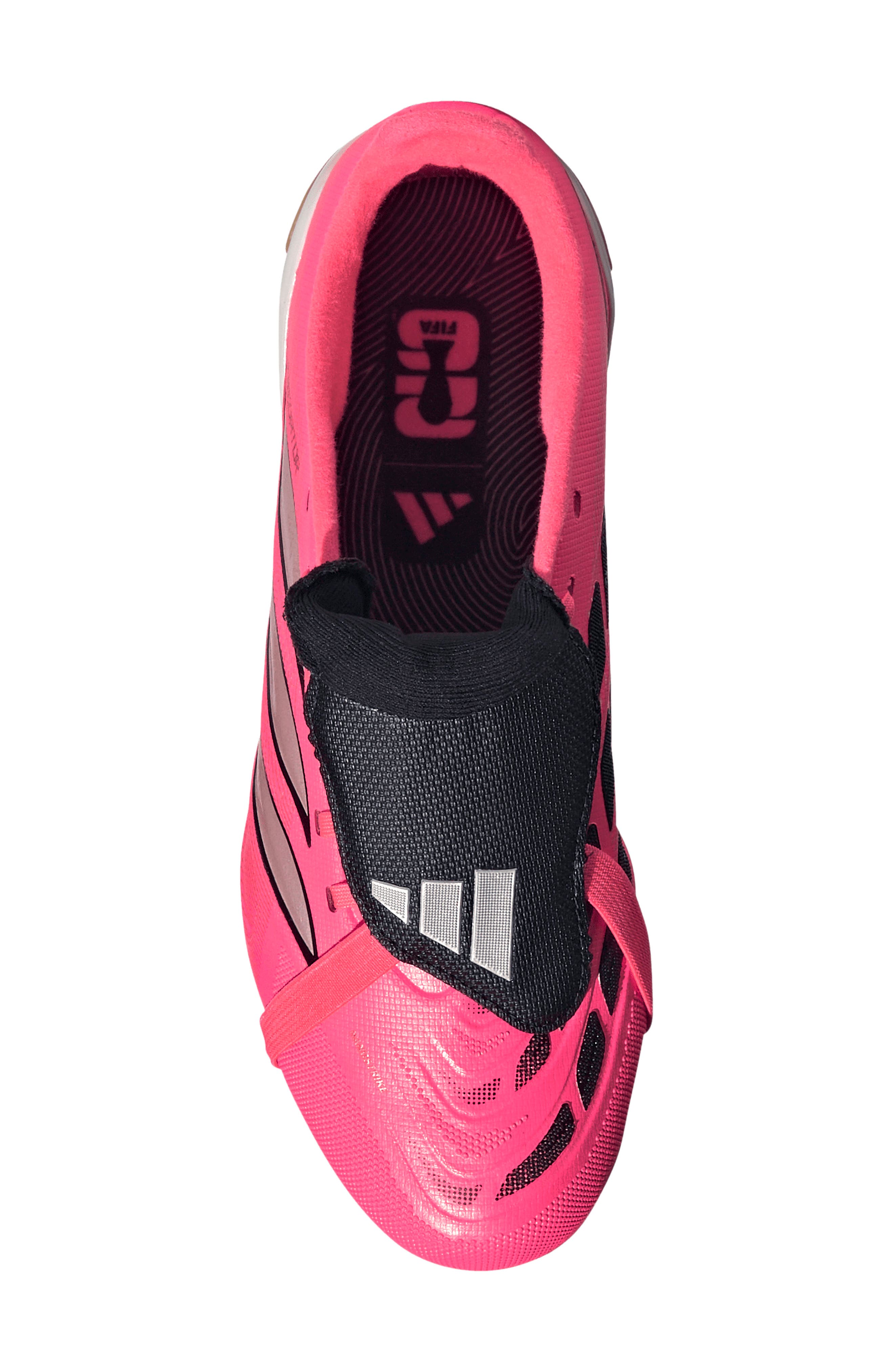 Kids' Predator League Firm Ground Soccer Cleat, Alternate, color, TURBO/ CHROME/ BLACK