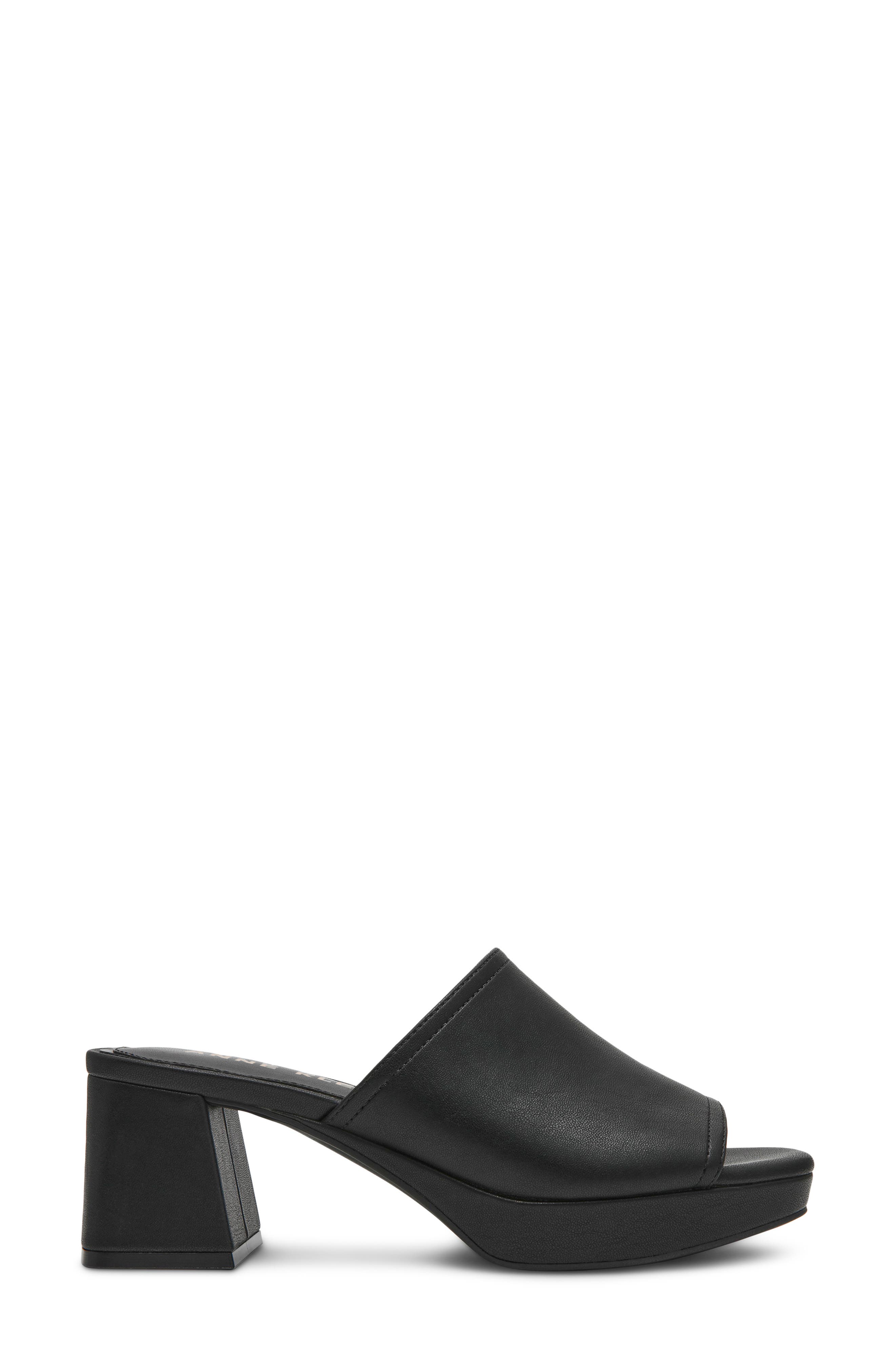 Primo Platform Slide Sandal, Alternate, color, BLACK SMOOTH