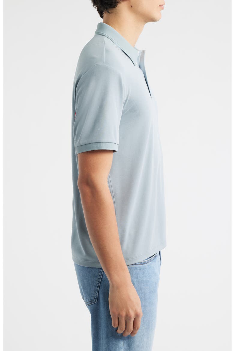 Slim Fit Tech Piqué Polo, Alternate, color, SEA