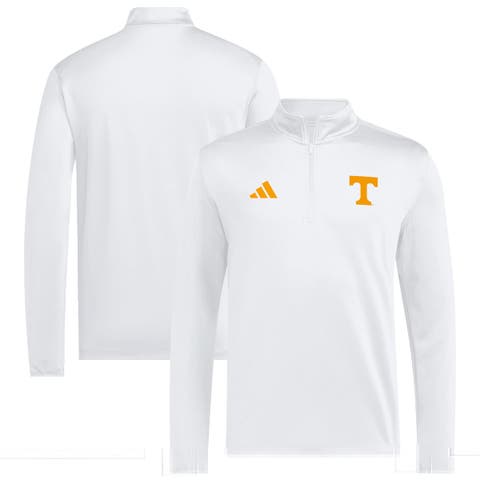Men's adidas White Tennessee Volunteers 2026 Sideline Ultimate 365 Woven Quarter-Zip Pullover