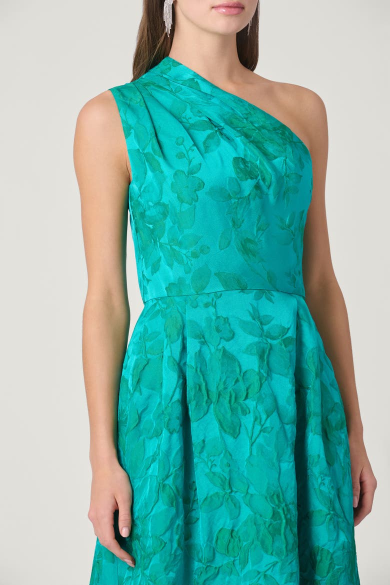 Floral Jacquard Helen Dress, Alternate, color, Tourmaline