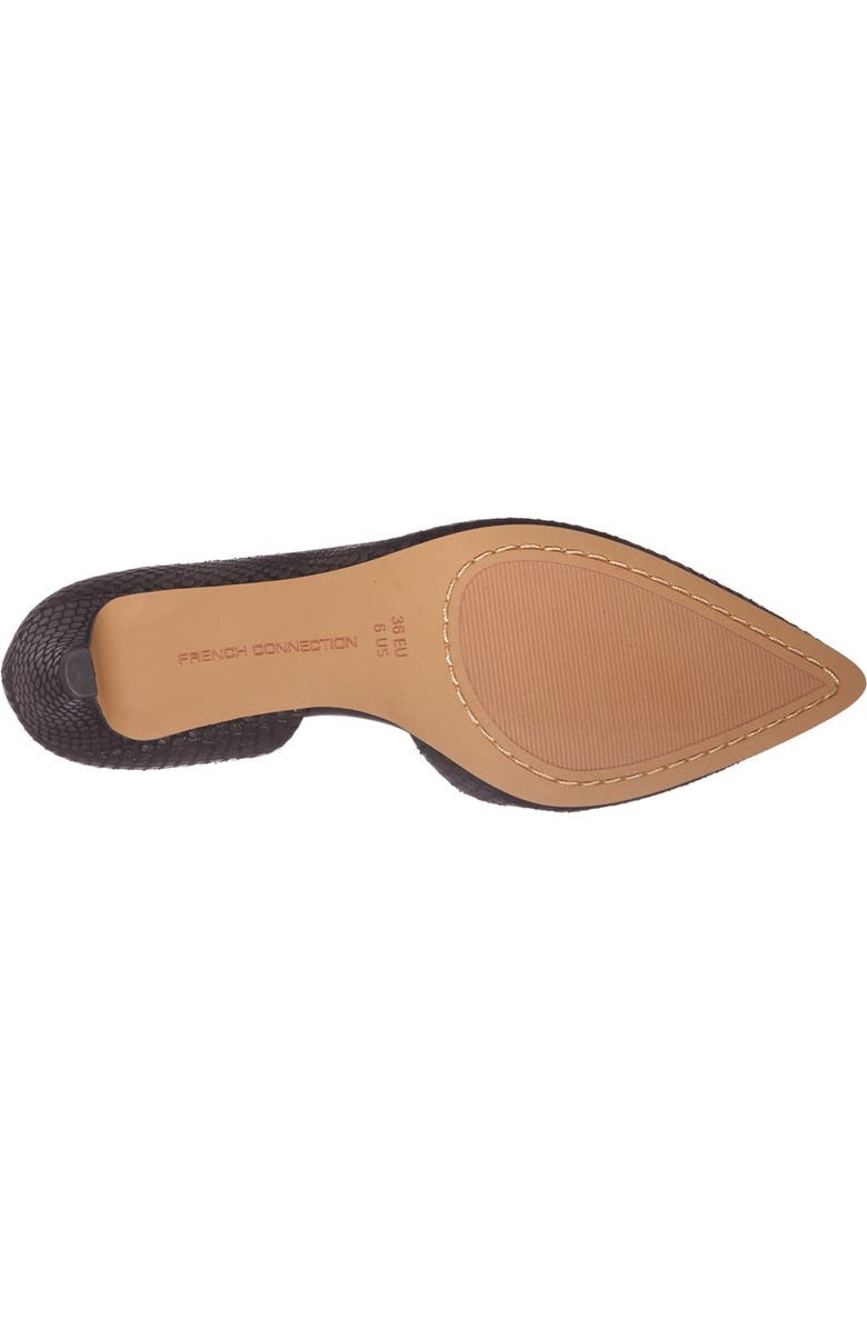 French Connection 'Kandy' Half d'Orsay Pointy Toe Pump, Alternate, color,