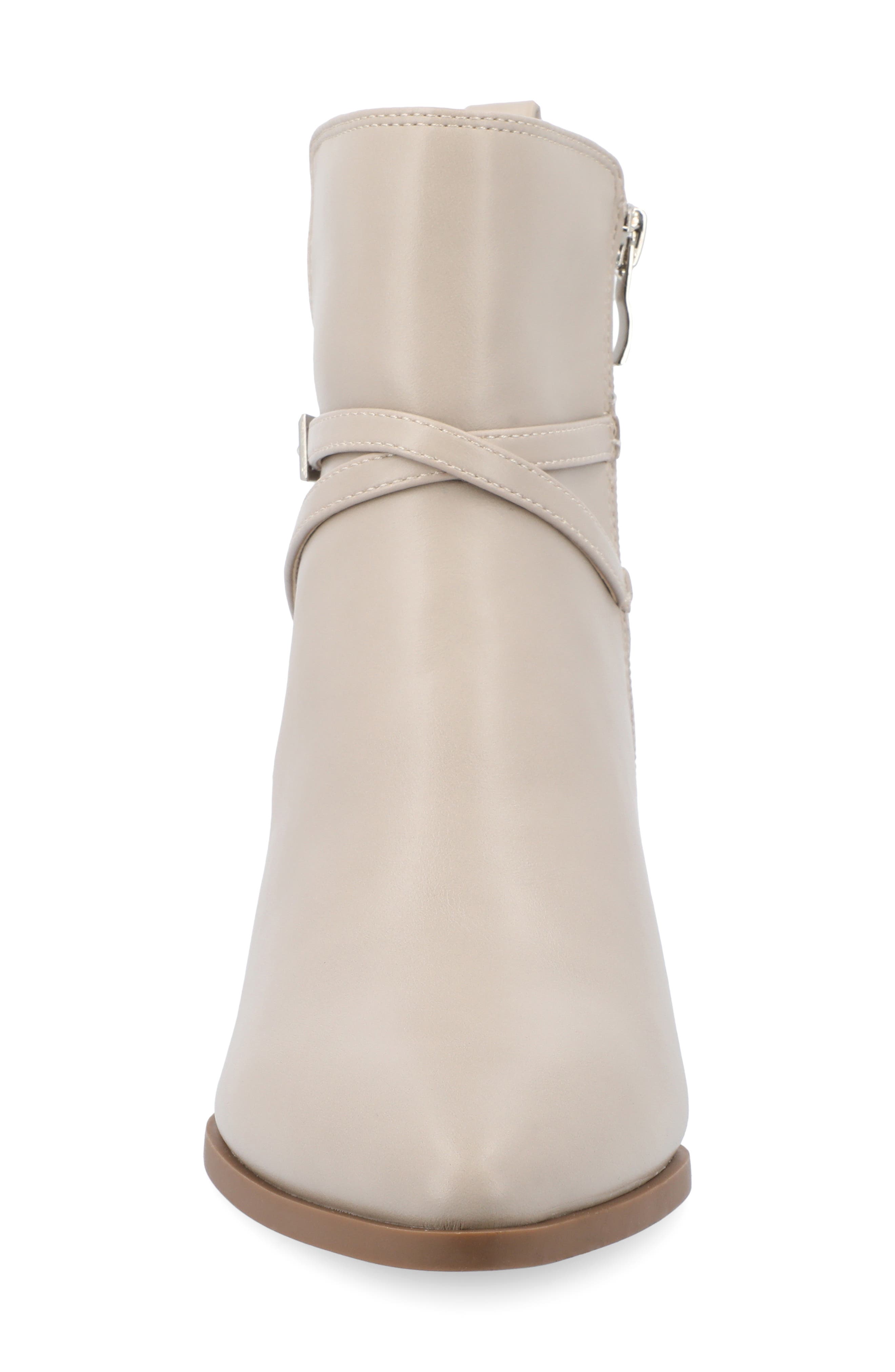 Journee Collection Estelle Bootie, Alternate, color, Grey