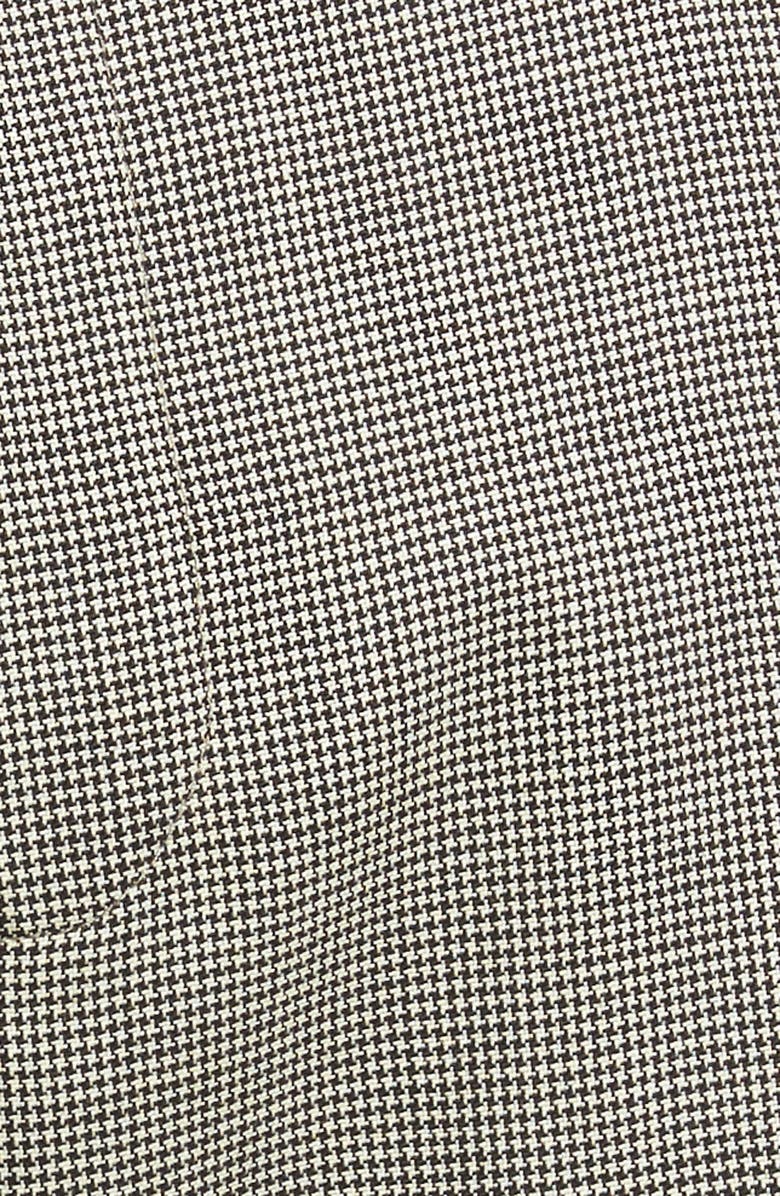 Berle Pleated Houndstooth Wool Trousers, Alternate, color, 