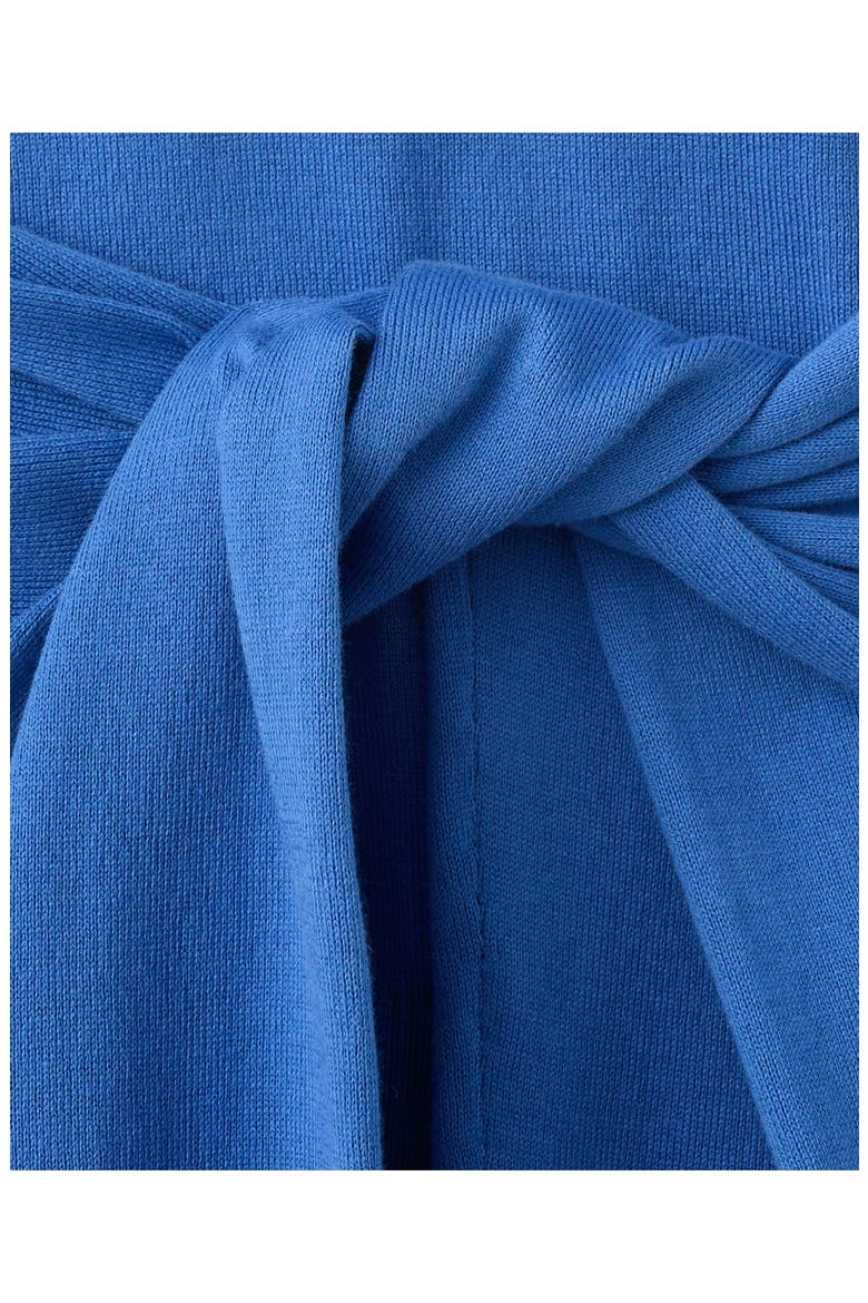 Cotton Knit Knot Detail Vest, Alternate, color, BLUE