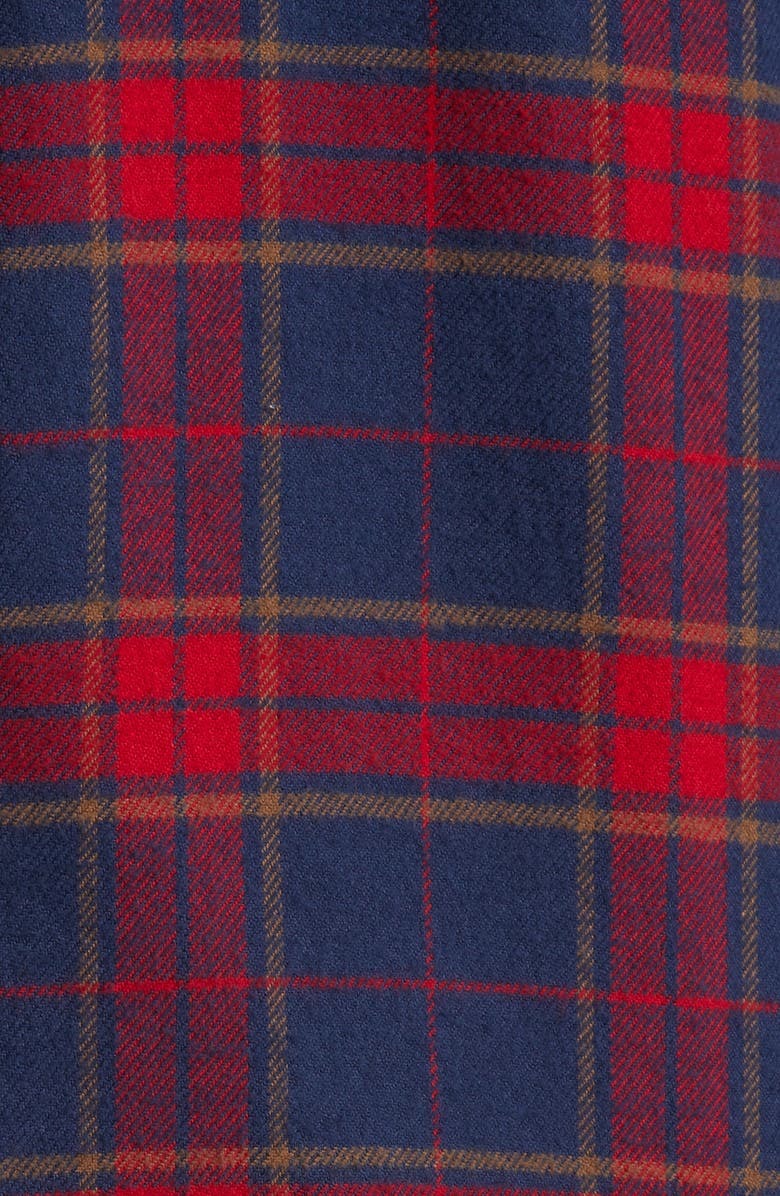 Vans Parkaway II Hooded Plaid Flannel Snap-Up Shirt, Alternate, color, 