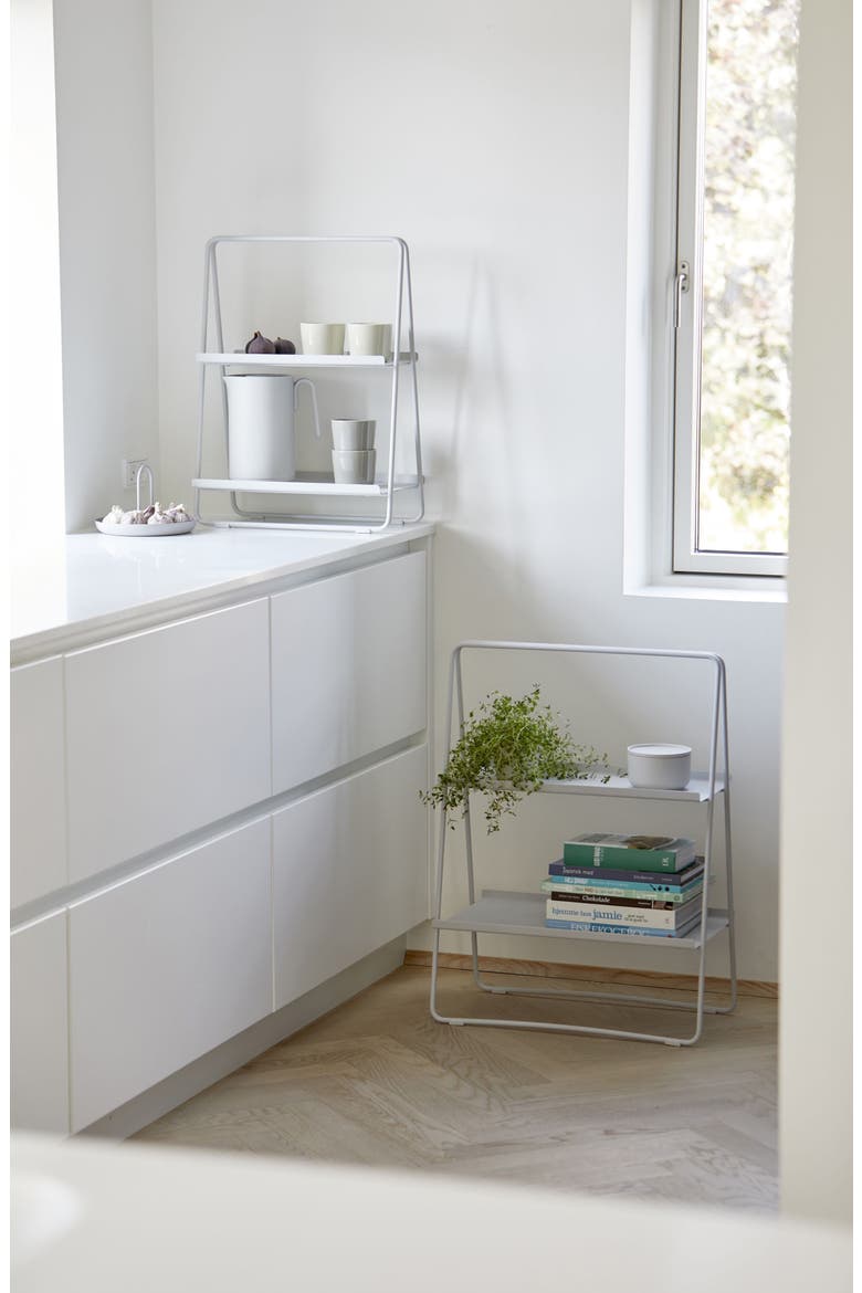 A-Collection Small Organizer Rack, Alternate, color, WHITE