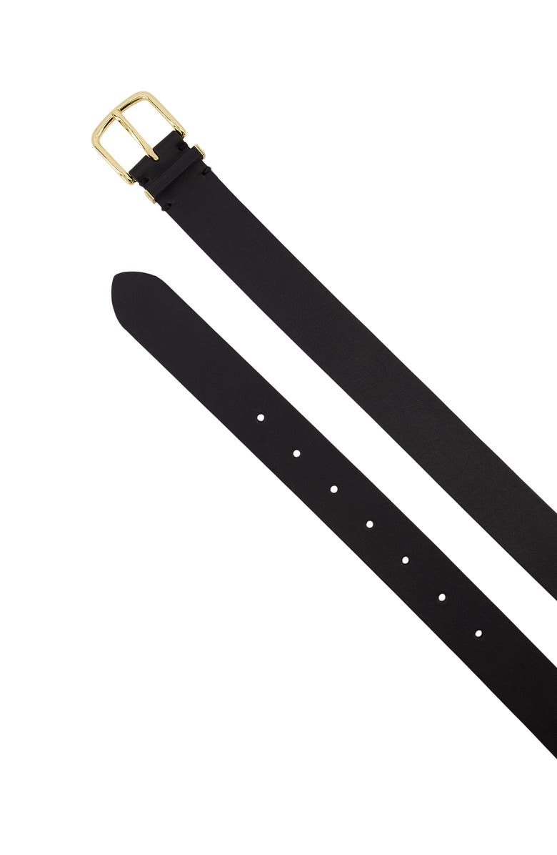 Vince Kaia Leather Belt, Alternate, color, Black