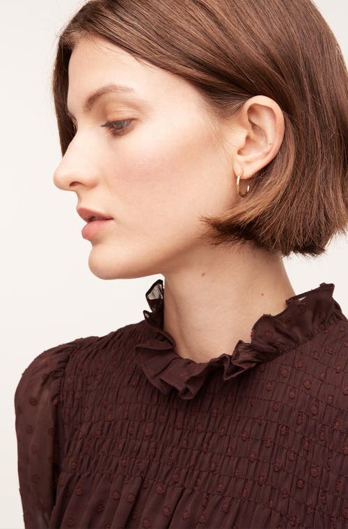 REBECCA TAYLOR REBECCA TAYLOR CLIP-DOT SHIRT DRESS