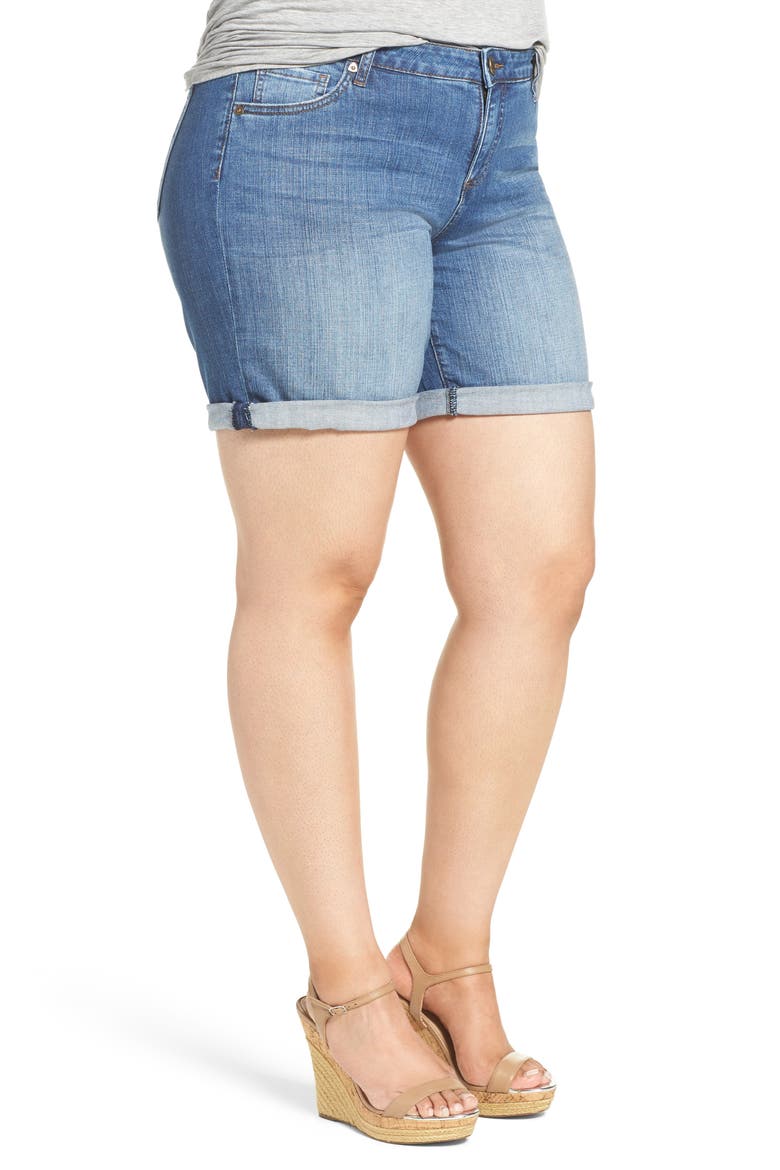 Catherine Denim Boyfriend Shorts, Alternate, color, FEMININE