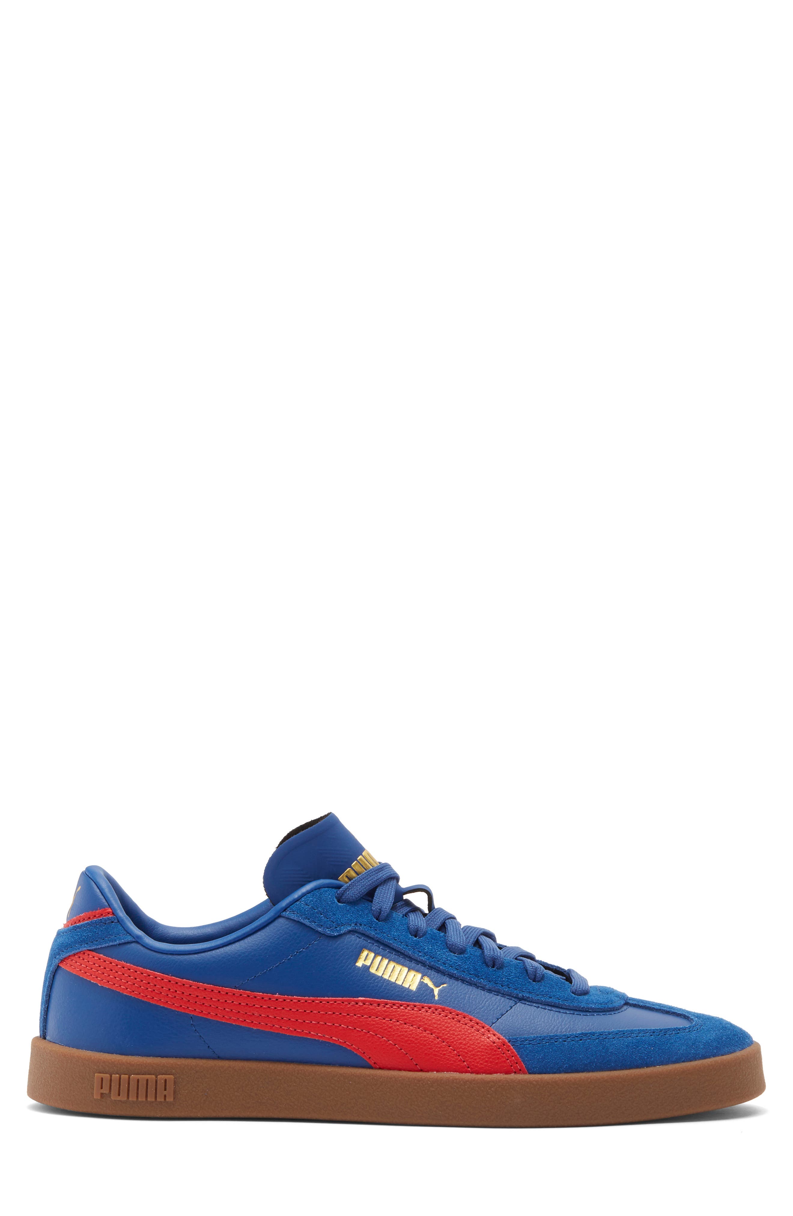 PUMA Club II Era Sneaker, Alternate, color, Clyde Royal/ Puma Red