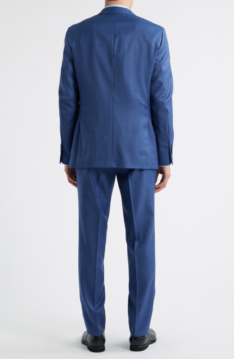 Peter Millar Hartford Classic Fit Blue Wool Suit, Alternate, color, Medium Blue