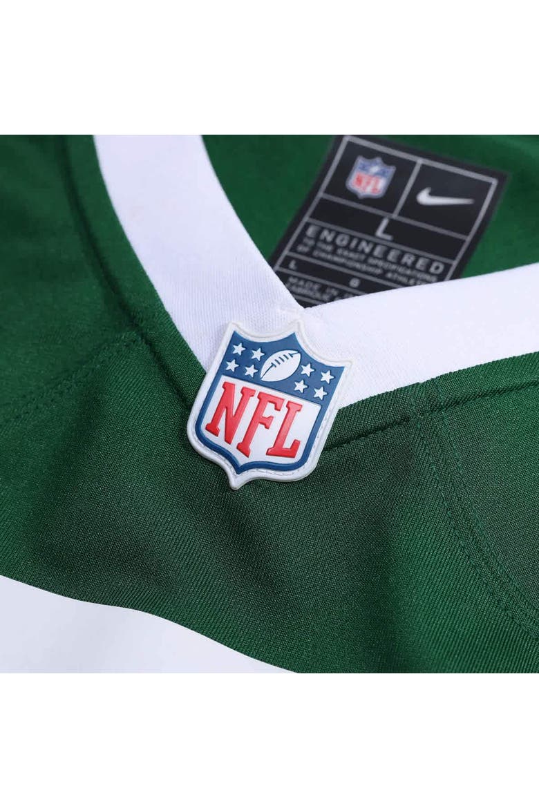 Youth Nike Justin Fields Legacy Green New York Jets Game Player Jersey, Alternate, color, Green