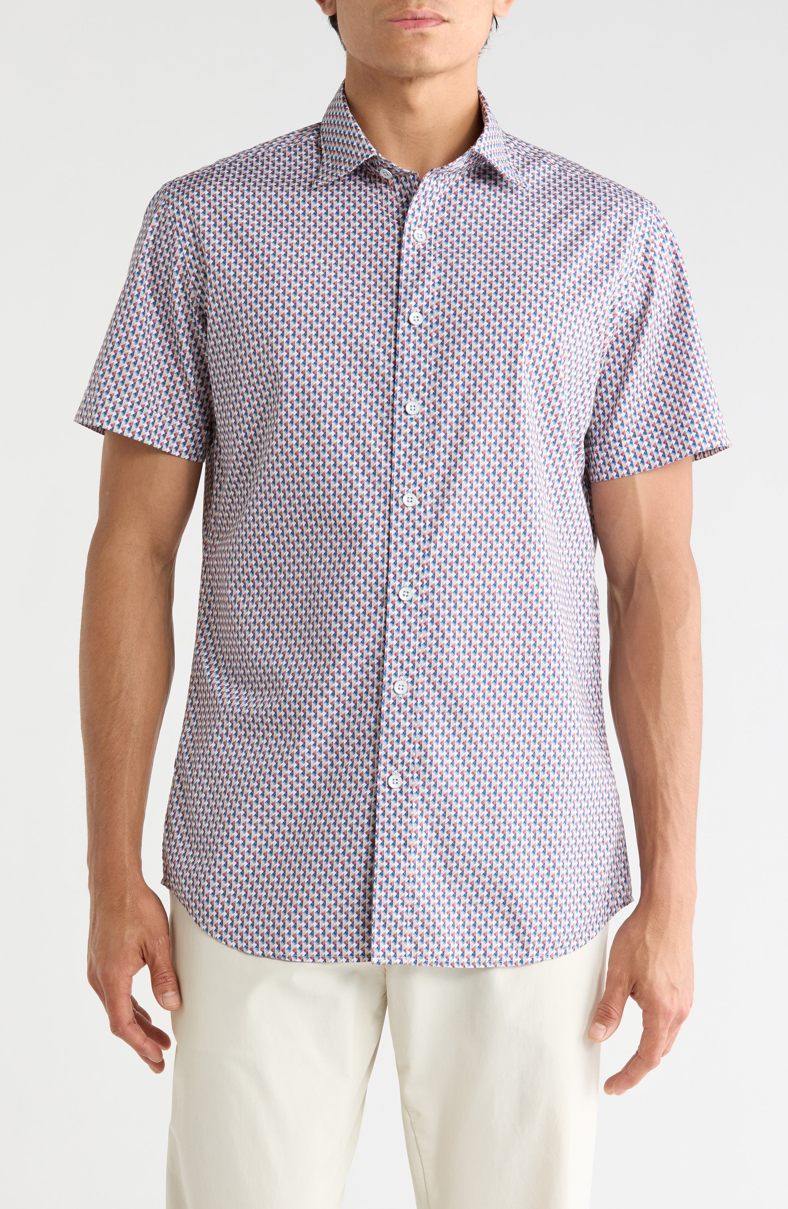 Rodd & Gunn Drews Avenue Sports Fit Short Sleeve Button-Up Shirt