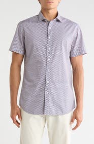 Rodd & Gunn Drews Avenue Sports Fit Short Sleeve Button-Up Shirt