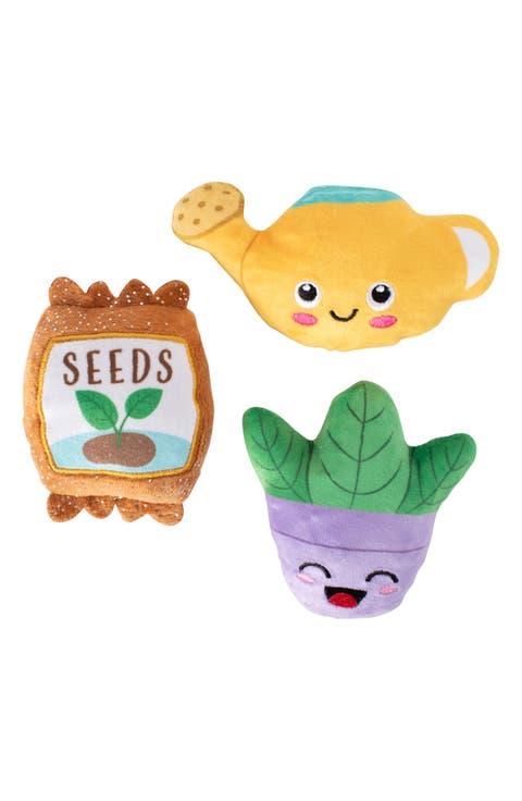 3-Piece Just Add Water Squeaker Dog Toy Set