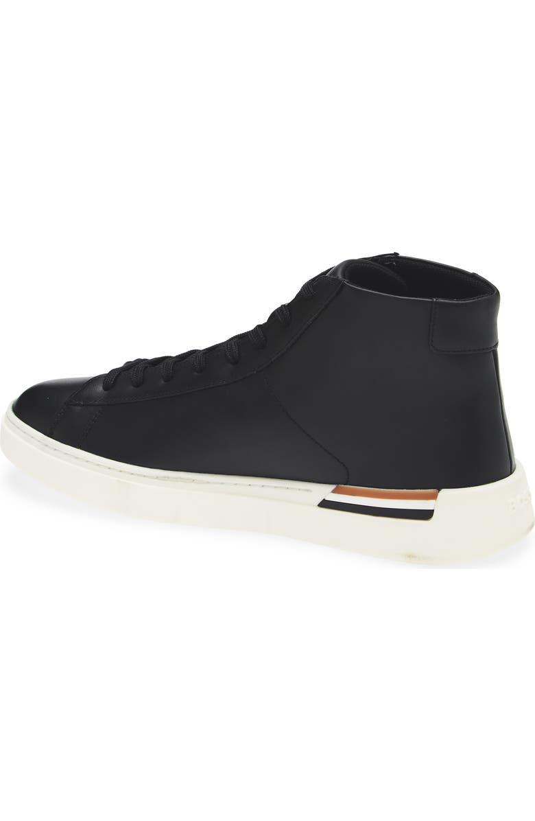BOSS Clint High Top Leather Sneaker, Alternate, color,