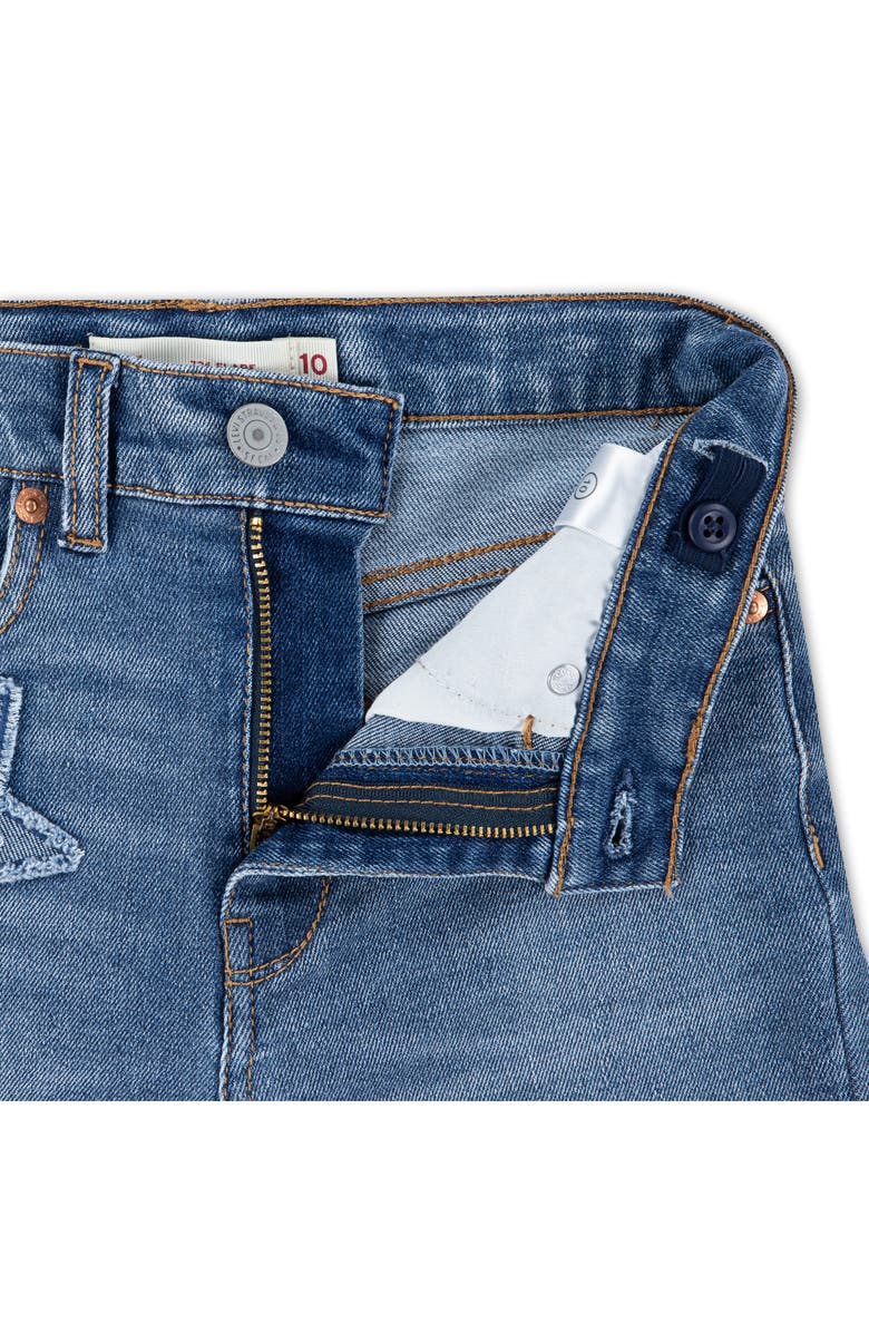 Levi's<sup>®</sup> Kids' 726 Tonal Denim Flare Jeans, Alternate, color, Blanc De Blanc