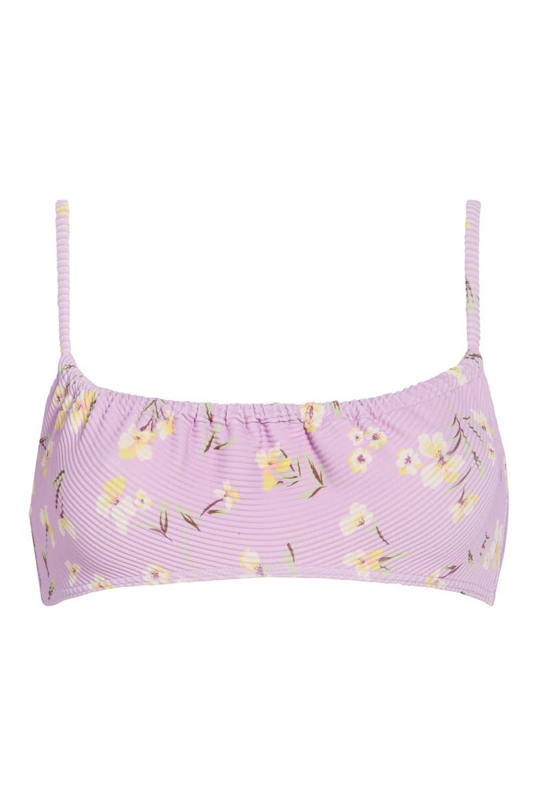 Mila Peaceful Petals Bralette Bikini Top, Alternate, color, AMETHYST SMOKE