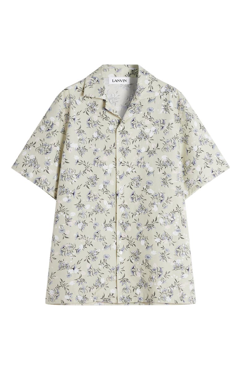 Lanvin Marguerite Printed Cotton Shirt, Main, color,