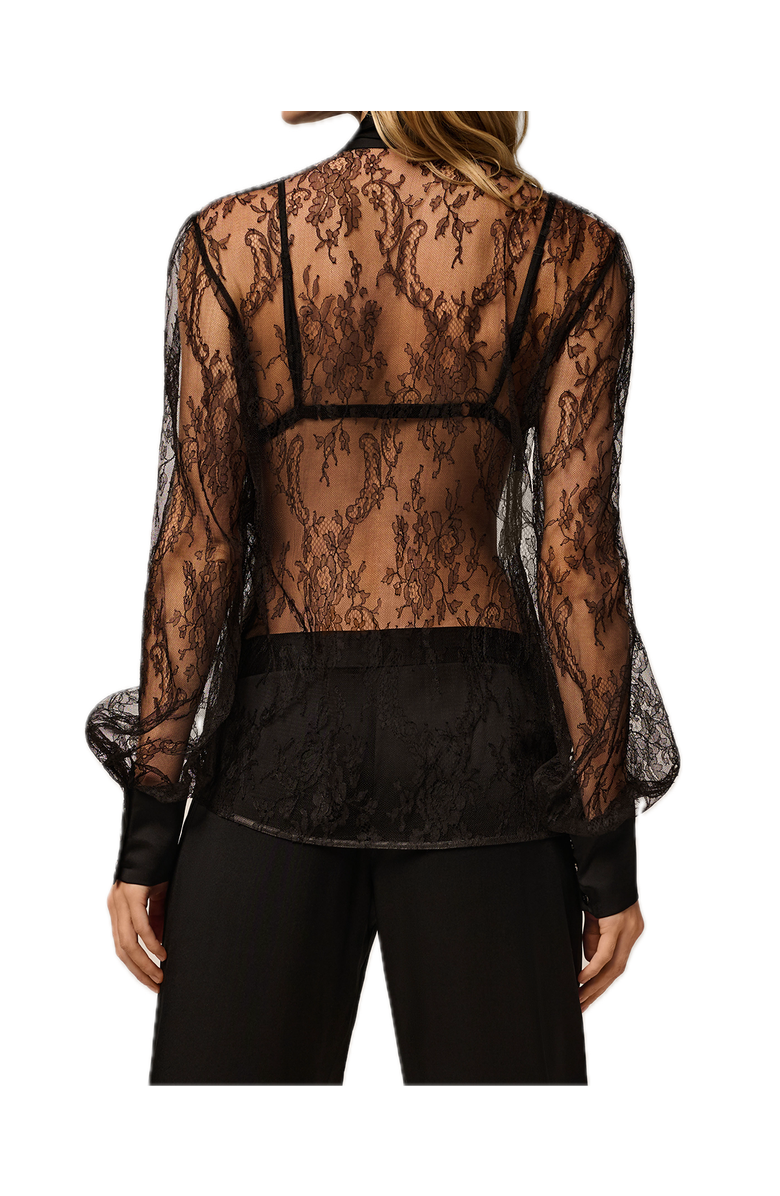 Kiki de Montparnasse ALL OVER LACE PUSSY BOW BLOUSE, Alternate, color,