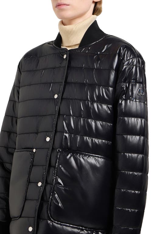 Moose Knuckles Eden Water Repellent Liner Jacket In Black