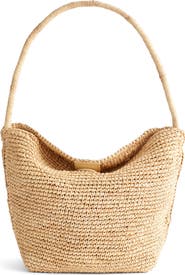 Madewell The Signature Woven Raffia Shoulder Bag