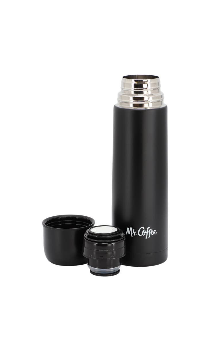 Mr. Coffee Javelin 2 Piece Thermal Bottle and Travel Mug Set, Alternate, color, Black