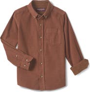 Johnston & Murphy Kids' Geo Print Corduroy Button-Down Shirt