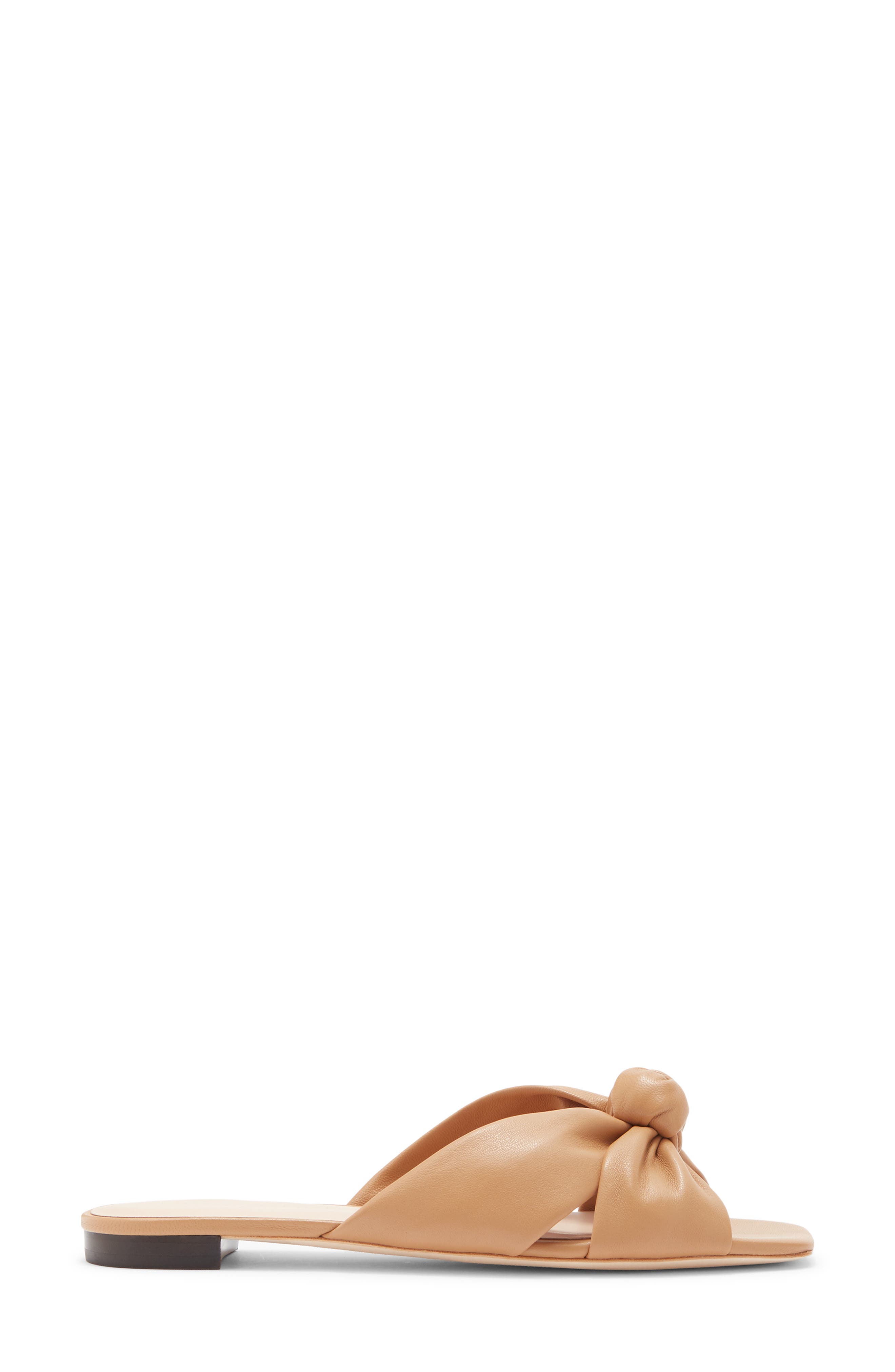 Claudette Mignon Knot Slide Sandal, Alternate, color, DUNE