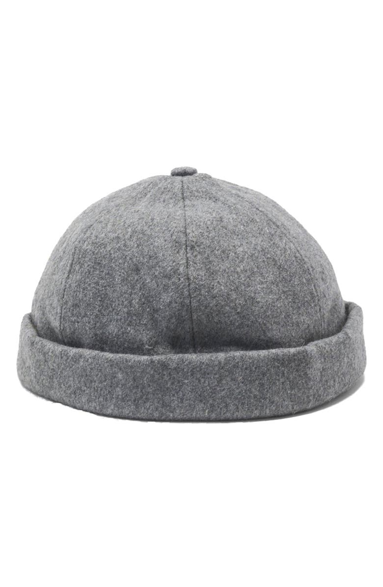 Wyeth Soft Cotton Fisherman Cap, Main, color, Light Grey