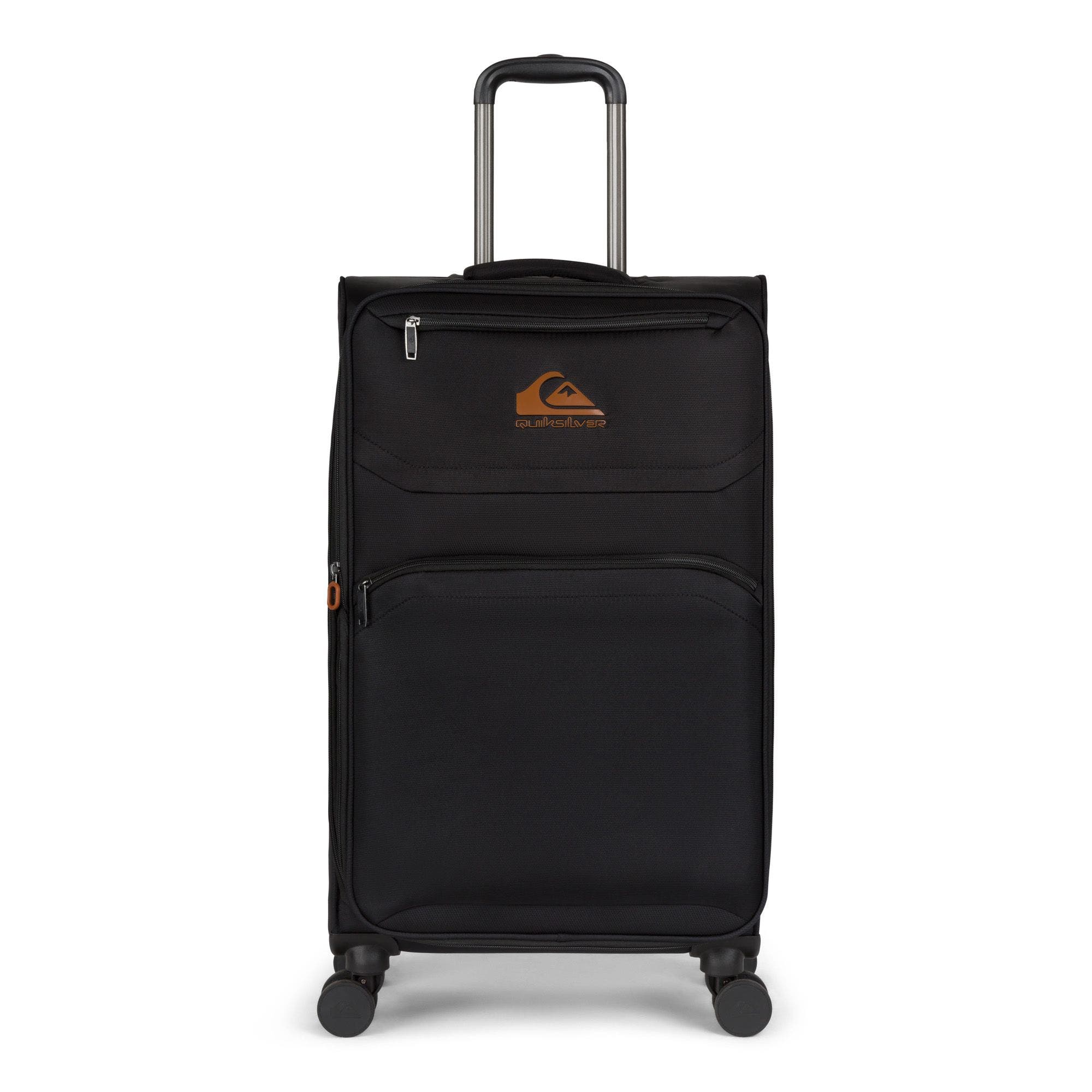Quiksilver Buxton Suitcases Nylon Softside Expandable Luggage with Spinner Wheels, 3-Piece Set, Alternate, color, 