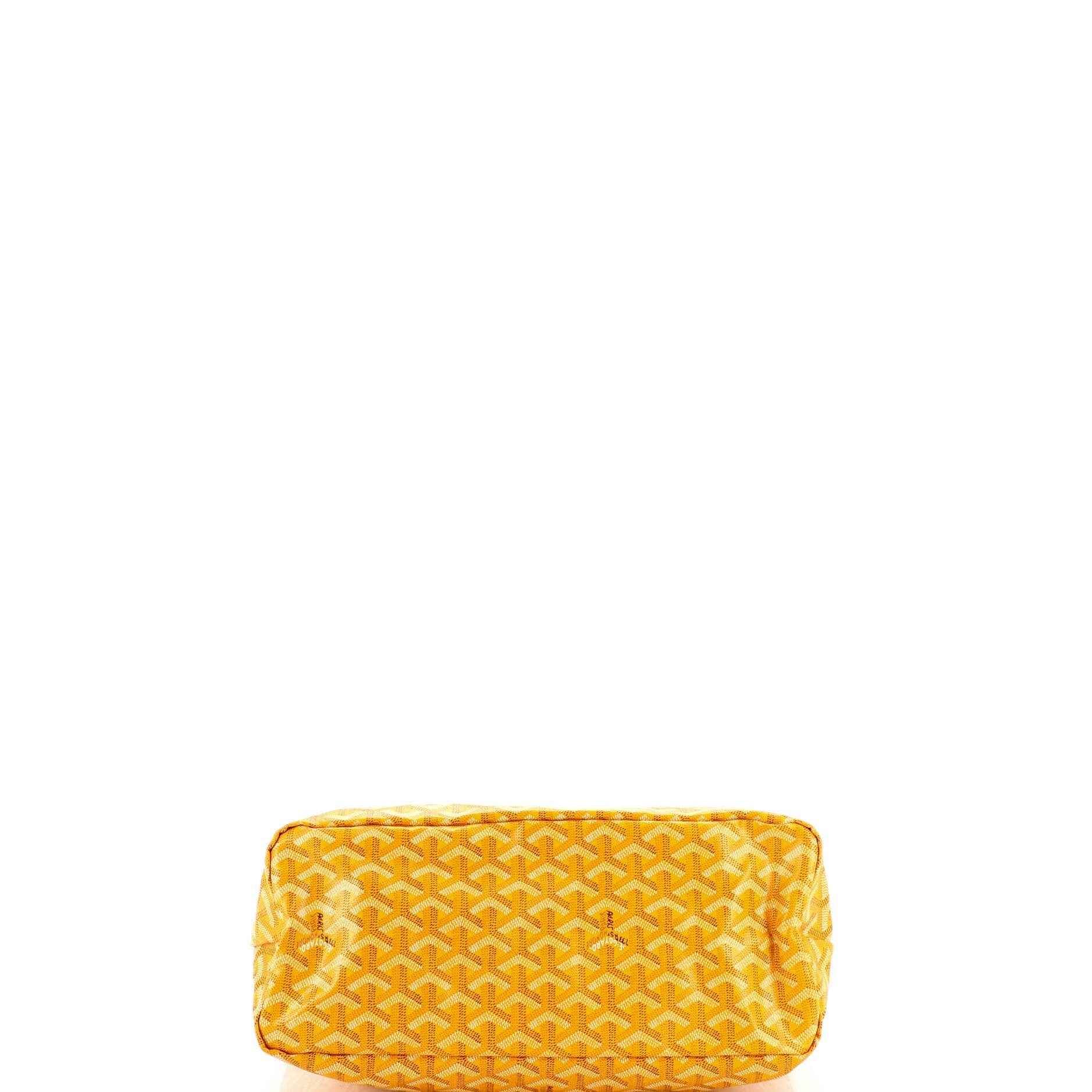 Pre-Owned Goyard Boheme Hobo Coated Canvas, Alternate, color, Yellow