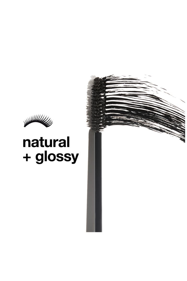Naturally Glossy Mascara, Alternate, color, JET BLACK