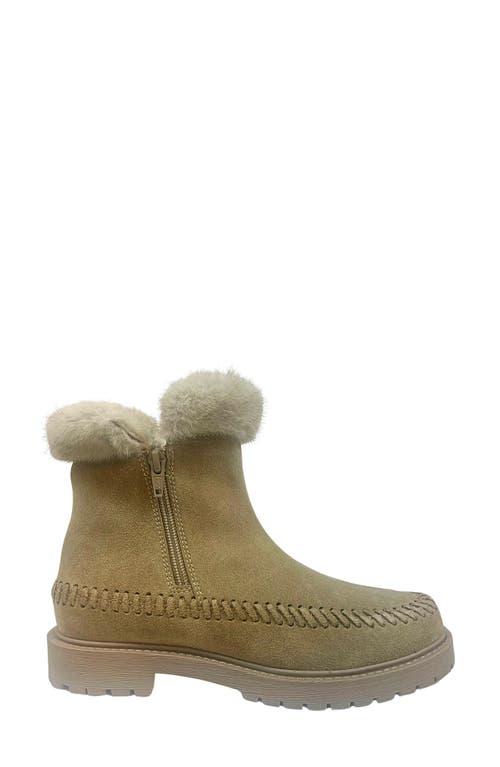Jelavu Jenny Faux Fur Lined Whipstitch Boot In Brown