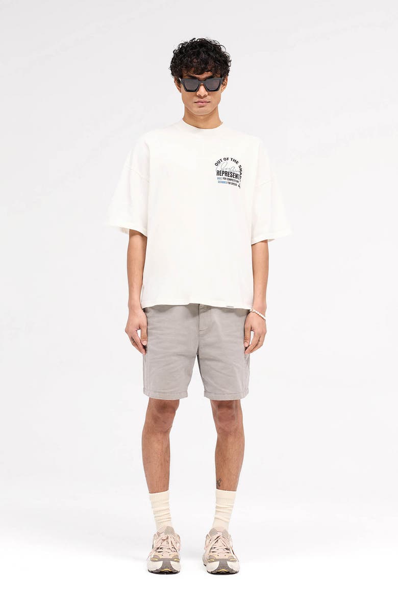 Represent Out of the Shadows Cotton Graphic T-Shirt, Alternate, color, Flat White