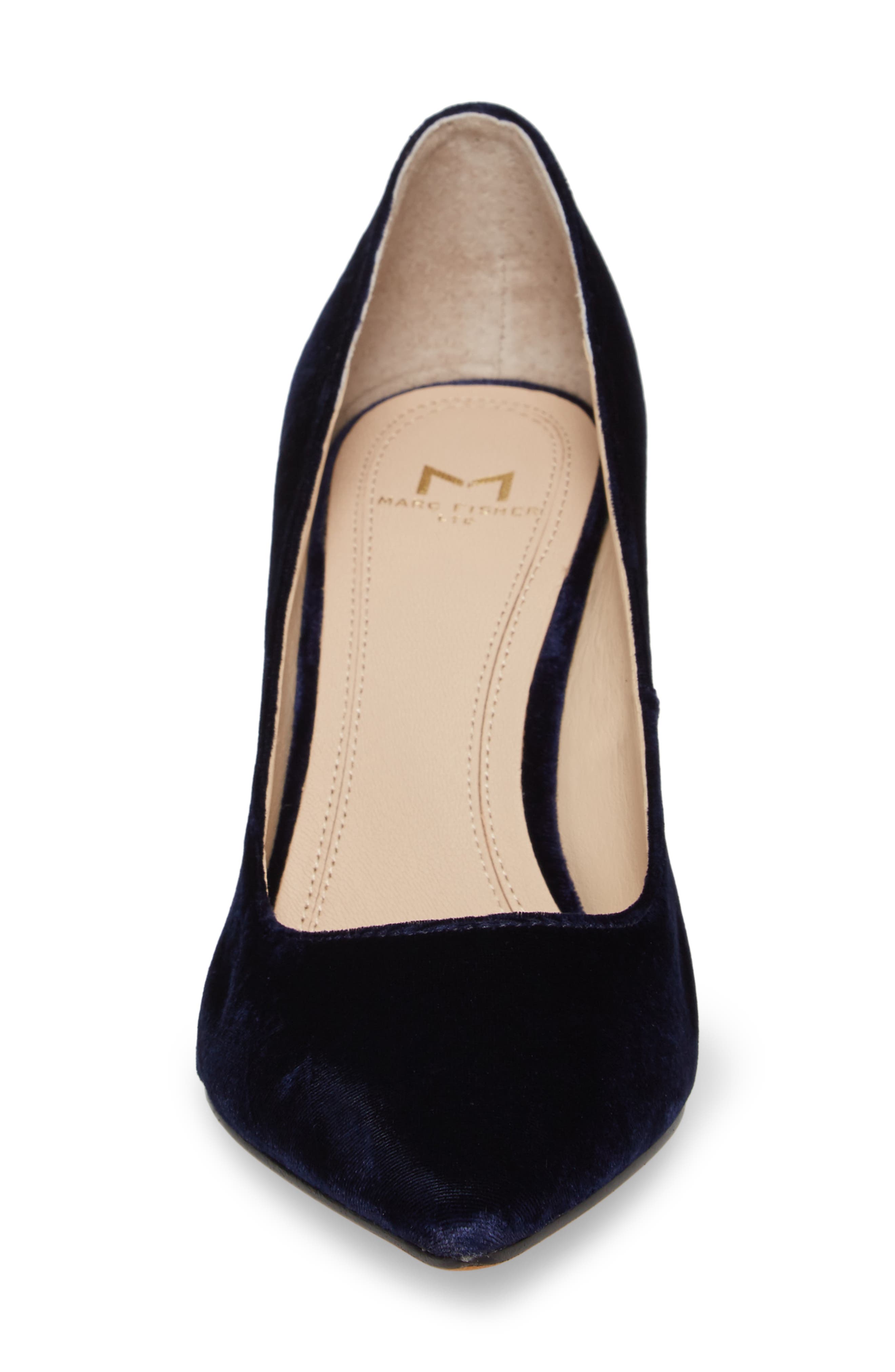 Zack Pump, Alternate, color, DARK BLUE VELVET